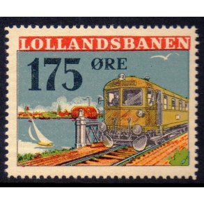 Lollandsbanen  - Godsfrimrke - 175 re - Ustemplet