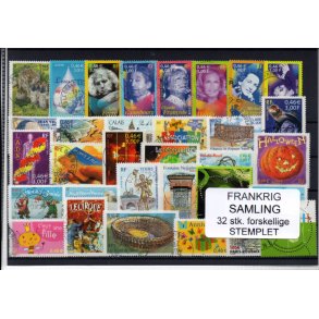 Frankrig Samling - 32 Stk. Stemplet