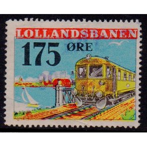 Lollandsbanen  - Godsfrimrke - 175 re - Stemplet