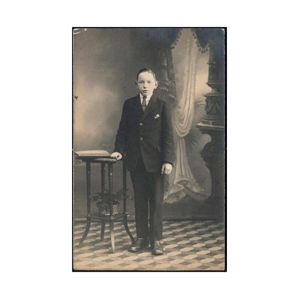 Fotokort Ukendt - Konfirmand ? Ubrugt