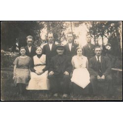 Fotokort Ukendt - Familie 1927 ? Ubrugt