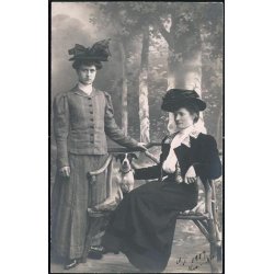 Fotokort Ukendt - Nora og Nie 10-11-1907