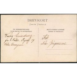 Fotokort Ukendt - Min K&aelig;reste og jeg - 3-4-1908