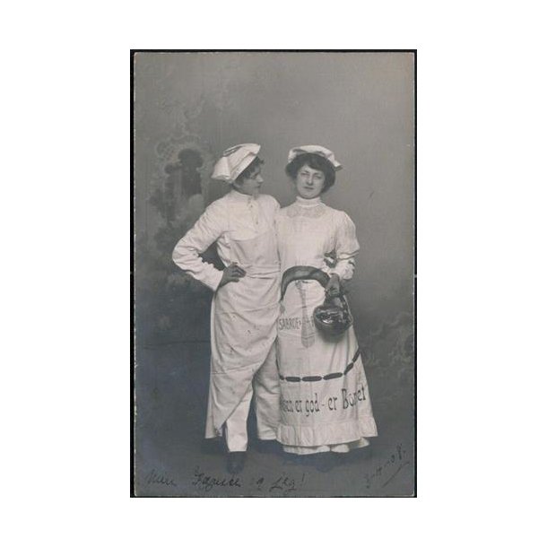 Fotokort Ukendt - Min K&aelig;reste og jeg - 3-4-1908