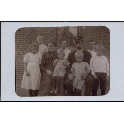 Fotokort Ukendt - Ledvogterfamilie ? Ubrugt