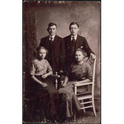Fotokort Ukendt - Familie ? Ubrugt