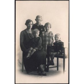 Fotokort Ukendt - Familie ? Ubrugt