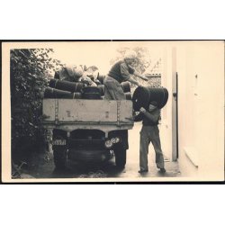 Fotokort Ukendt - Lastbil B 6693 (Nordsj&aelig;lland )