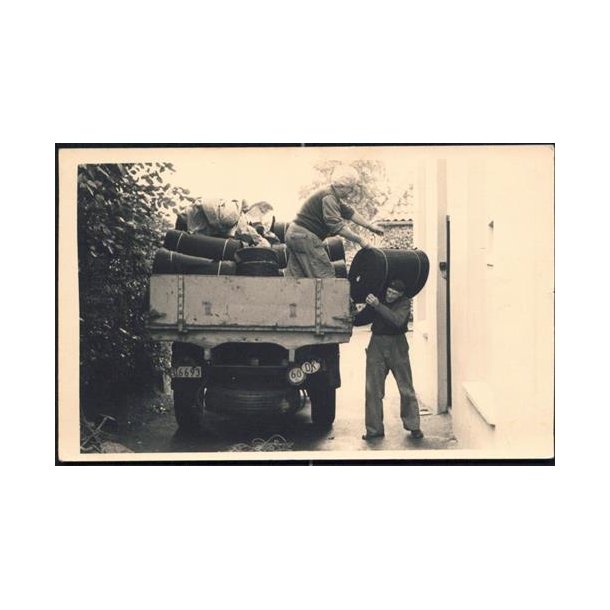 Fotokort Ukendt - Lastbil B 6693 (Nordsj&aelig;lland )