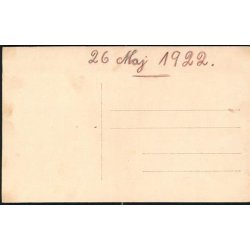 Fotokort Ukendt - Skole 22 -5-1922 ? Ubrugt