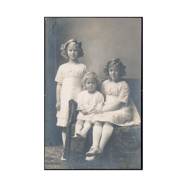 Fotokort Ukendt - Olga - Cecilie - Elisabeth -