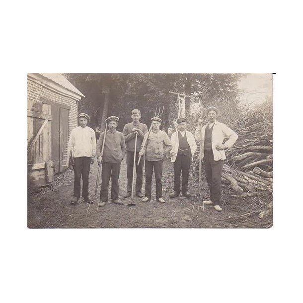 Fotokort Ukendt - G&aring;rdens Folk ? Ubrugt