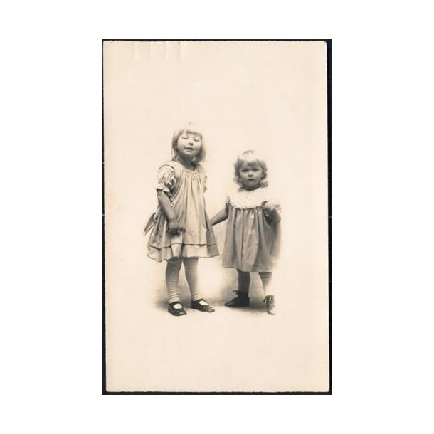 Fotokort Ukendt - To Piger ? Ubrugt