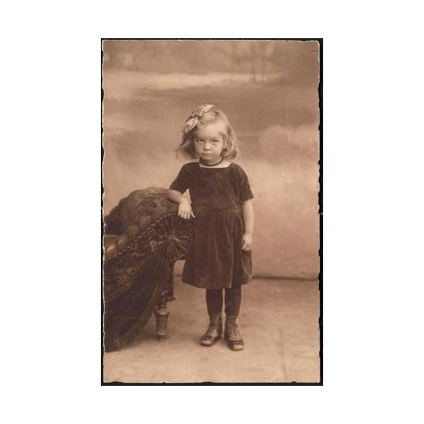 Fotokort Ukendt - Pige ? Ubrugt