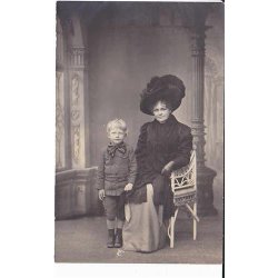 Fotokort Ukendt - Mor og S&oslash;n ? Ubrugt