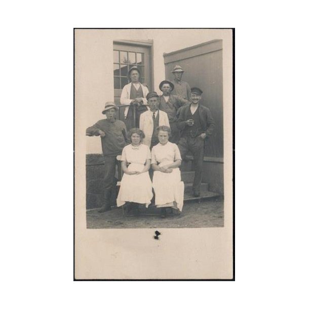 Fotokort Ukendt - G&aring;rdens Folk - Brugt