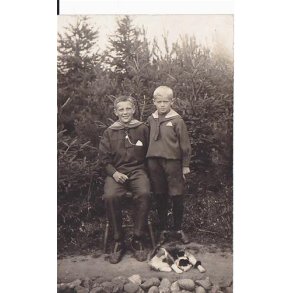 Fotokort Ukendt - Drenge ? Ubrugt