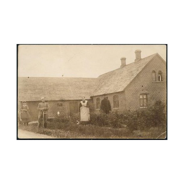 Fotokort Ukendt - G&aring;rd ? - Ubrugt