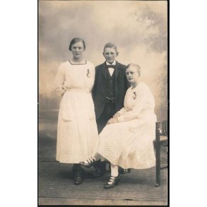 Fotokort Ukendt - Familie ? - Ubrugt