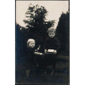 Fotokort Ukendt - Drenge ? - Ubrugt