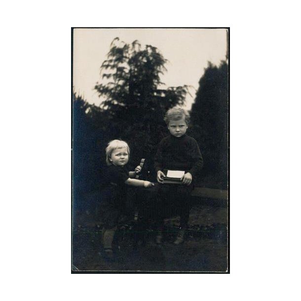 Fotokort Ukendt - Drenge ? - Ubrugt