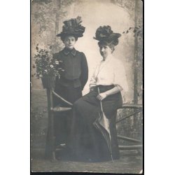 Fotokort Ukendt - Damer ? - Ubrugt