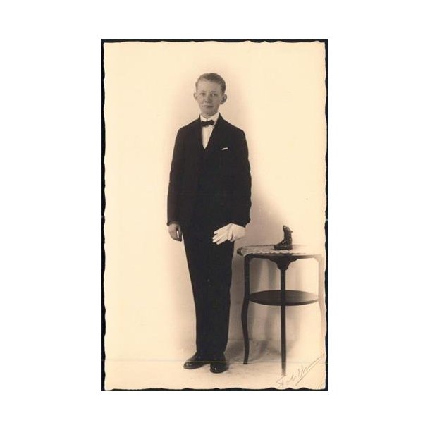 Fotokort Ukendt - Konfirmand ? - Ubrugt