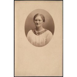 Fotokort Ukendt - Dame ? - Ubrugt