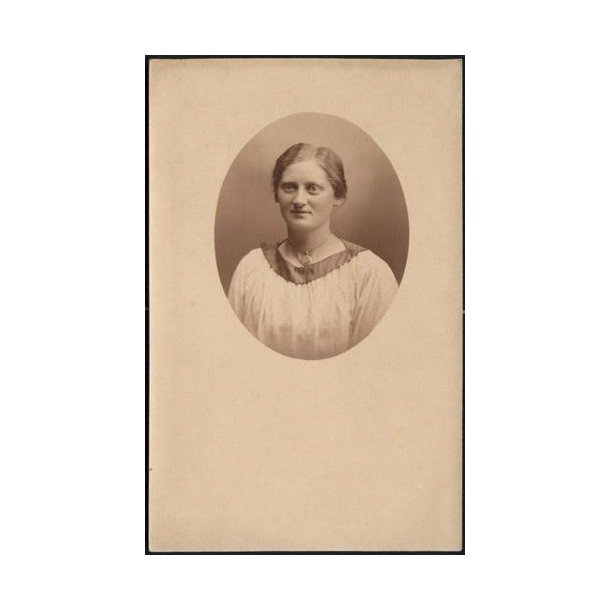 Fotokort Ukendt - Dame ? - Ubrugt