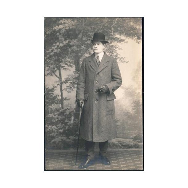 Fotokort Ukendt - Mand ? - Ubrugt