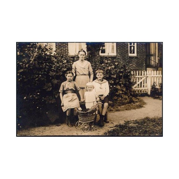 Fotokort Ukendt - Familien ? - Ubrugt