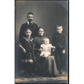 Fotokort Ukendt - Familien ? - Ubrugt