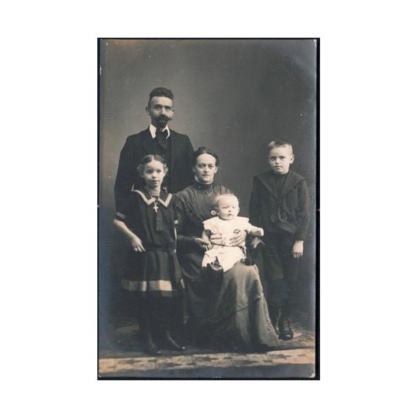 Fotokort Ukendt - Familien ? - Ubrugt