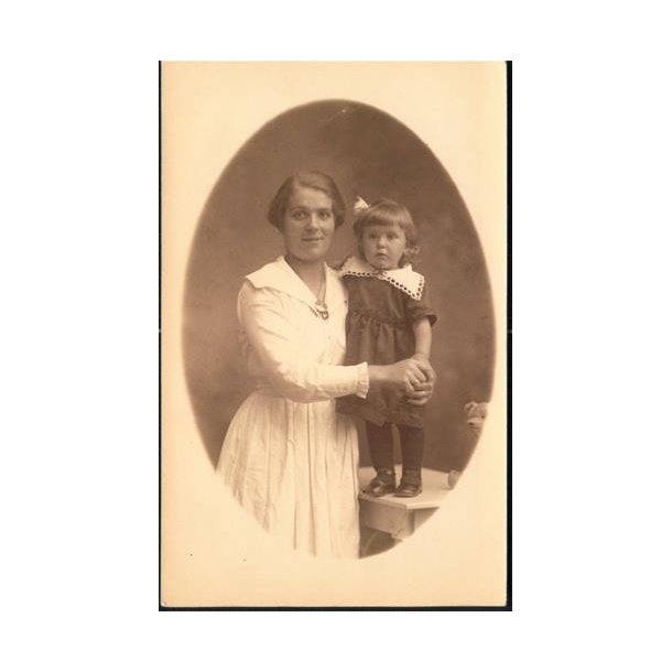 Fotokort Ukendt - Mor og Barn ? - Ubrugt