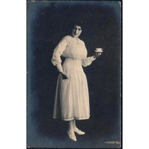 Fotokort Ukendt - Dame ? - Ubrugt