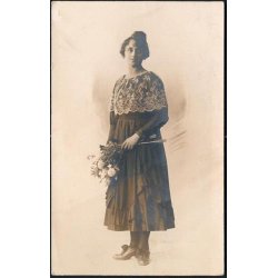 Fotokort Ukendt - Dame ? - Ubrugt