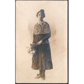 Fotokort Ukendt - Dame ? - Ubrugt