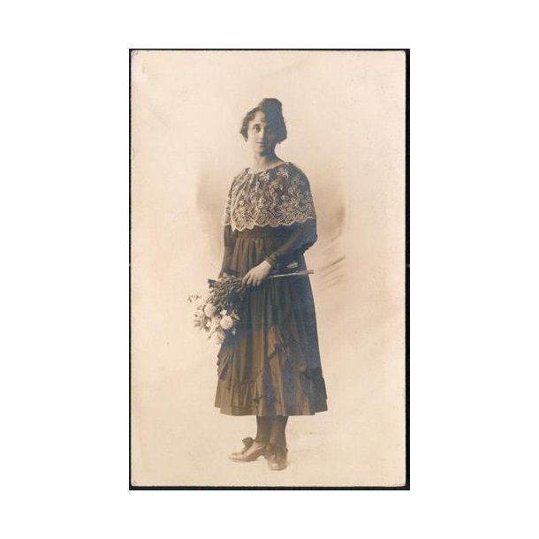 Fotokort Ukendt - Dame ? - Ubrugt