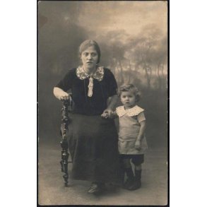 Fotokort Ukendt - Mor og Barn ? - Ubrugt