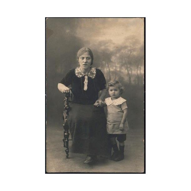 Fotokort Ukendt - Mor og Barn ? - Ubrugt