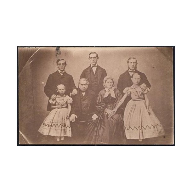 Fotokort Ukendt - Familien ? - Ubrugt