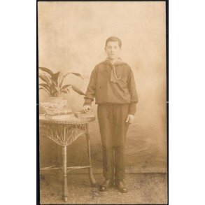 Fotokort Ukendt - Dreng ? - Ubrugt