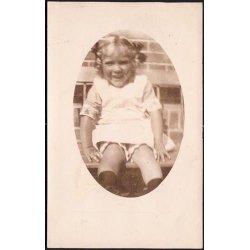 Fotokort Ukendt - Pige ? - Brugt