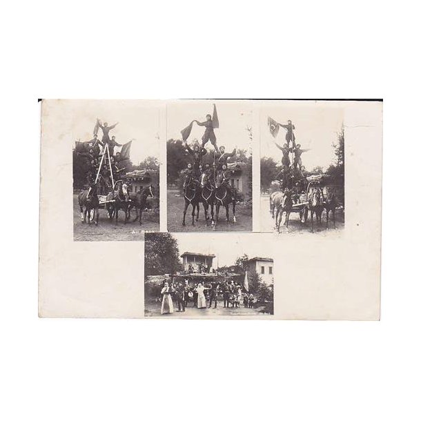 Fotokort Ukendt - Hesteoptr&aelig;den ? - Ubrugt