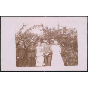 Fotokort Ukendt - Familien i Haven ? - Ubrugt