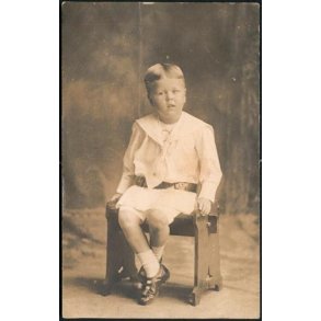 Fotokort Ukendt - Dreng ? - Brugt