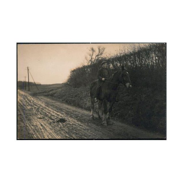 Fotokort Ukendt - Til Hest ? - Ubrugt