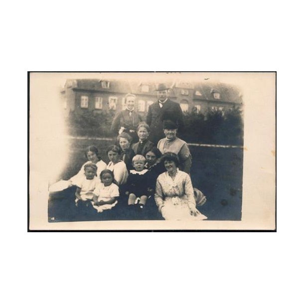 Fotokort Ukendt - Familien ? - Ubrugt