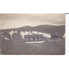 Fotokort Ukendt - Soldaterlejr ? - Ubrugt