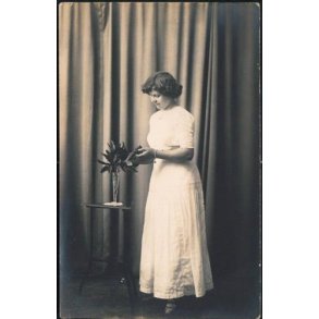 Fotokort Ukendt - Pige ? - Ubrugt